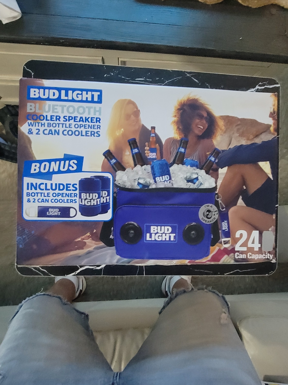 Bluetooth Bud LIGHT Cooler Speaker